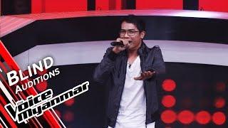 Htin Gyi - ေရွ႕ကလမ္းမမ်ား (Myo Gyi) | Blind Audition - The Voice Myanmar 2019