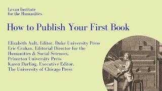 How To—How to Publish Your First Book