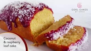 Coconut & raspberry loaf cake