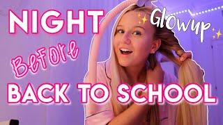 NIGHT ROUTINE BEFORE BACK TO SCHOOL Abendroutine | MaVie Noelle