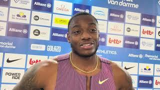 Courtney Lindsey Reflects on his 2024 Season After 4th Place in Brussels Diamond League 200m