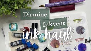 FOUNTAIN PEN INK HAUL // More Diamine Inkvent Inks! #fountainpen #fountainpenink