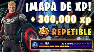 ¡CORRE! MAPA DE XP  SUBE RAPIDO DE NIVEL EN FORTNITE TEMPORADA 4 (REPETIBLE)