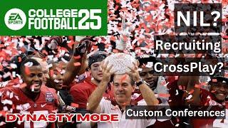 New Dynasty Mode Features In College Football 25