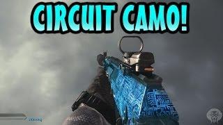 COD Ghosts: "CIRCUIT" Camo Gameplay! New Circuit Personalisation Pack (COD Ghost DLC Packs)