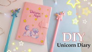 how to make unicorn diary with paper without cardboard | diy unicorn diary without gluegun  #unicorn