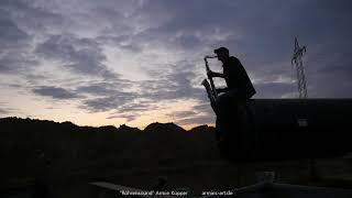 Over the Rainbow (Harold Arlen) Armin Küpper plays saxophone over the  pipeline, saksofon