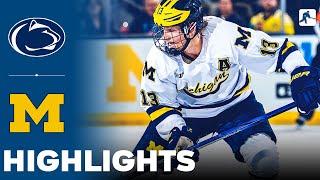 Penn State vs Michigan | What a Game | NCAA College Hockey | Highlights - November 22, 2024