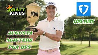 DRAFTKINGS & FANDUEL PGA AUGUSTA MASTERS PICKS