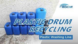 Waste Plastic Drum Recycling Line | HDPE Recycling Machine