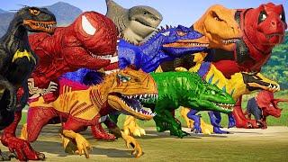 ALL SUPER HERO DINOSAURS SHOWCASE & TOP 16 Deadliest Dinosaur Battle Royale