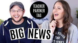 ENGAGED!! + THE TEACHER PARTNER TAG | Michele Rose