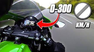 KAWASAKI ZX-10R | BESCHLEUNIGUNG  0-300 KM/H - PURER SOUND