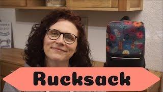 Rucksack einfach selber nähen !kostenloses Schnittmuster! Backpack/free pattern (ENGLISH SUBTITLES)