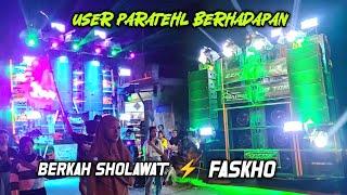 Mbahe Parathel FASKHO berhadapan dg BERKAH SHOLAWAT,,Sesama Parathel Horegkan Lumajang