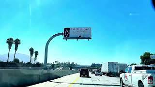 LA to Joshua Tree driving video with cafe music.