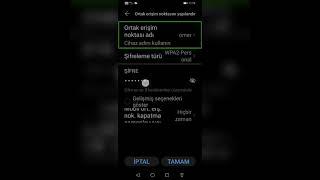 Android cihazlarda Bağlantı paylaşımı ve mobil ortak erişim noktası ayarlarını yapılandırma