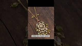 22ct Polki Kundan neck jewellery by Vrinda Gold Palace Rajkot