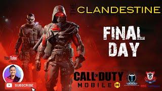 THE CLANDESTINE (Final day - 1st half)- COD TOURNAMENT between medical universities