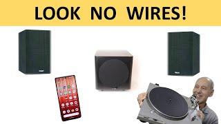 Fully Wireless Stereo With Ordinary Speakers, Turntable, Subwoofer Using WiFi