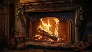 Fireside Ambiance For Instant Coziness | Helps Sleep Instantly | Fireplace | Fireplace Burning