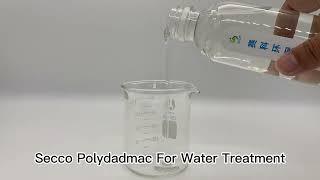 Secco polydadmac use to water treatment chemicals for flocculant and coagulant