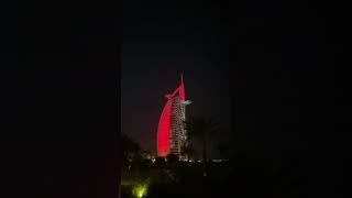 Burj Al Arab Sea view during night