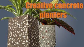 Creative cement ideas. Concrete planter