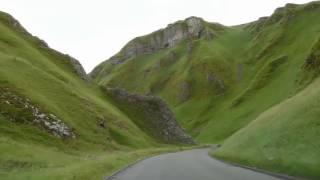 Driving through Winnats Pass, Peak District