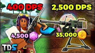 How The Gatling Gun SHATTERED Every DPS Record in TDS! (Roblox)