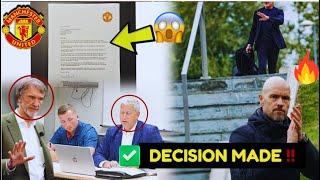 URGENT! ‼️ Erik Ten Hag SACKING decision CONCLUDED 🟢 , Manchester United Sir Jim Ratcliffe,INEOS