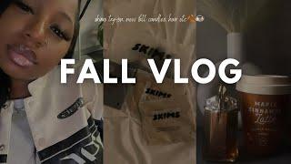 fall vlog ️ ! | hair, lashes, shopping, skims try-on |