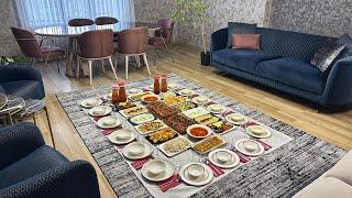 GUEST IFTAR TABLE PREPARATION /IFTAR MENU FOR 18-20 PEOPLE/GUEST DINNER MENU