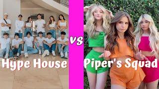 The Hype House vs Piper Squad TikTok Dance Compilation