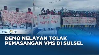 Ratusan Nelayan Sinjai Geruduk Kantor DPRD Tolak Pemasangan VMS