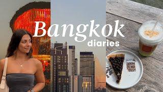 bangkok vlog | night markets, foodie spots, cool cafes and exploring the city