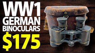 $175 | WW1 Imperial German Officers Binoculars DF6x Review | Antique | Military Antiques Toronto