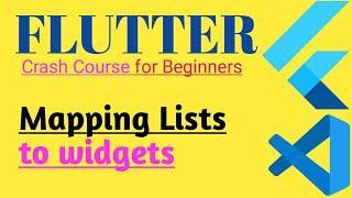 Mapping Lists to Widgets in flutter
