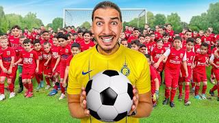 J’ai Survécu à Un Match de Foot contre 100 Enfants !