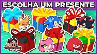 🟨🩷ESCOLHA SEU PRESENTE SONIC  | #macaquiz #escolhaseupresente #jogodospresentes