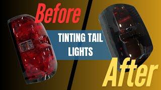 How to Tint your Tail Lights - A Professional Guide Merry Christmas 