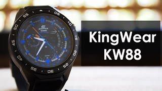 KingWear KW88 Review Battery test, a High Quality Budget Android Smartwatch Under 100$ !!