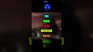Modern Warfare II Beta Weekend Start Dates (MWII Multiplayer Early Access)
