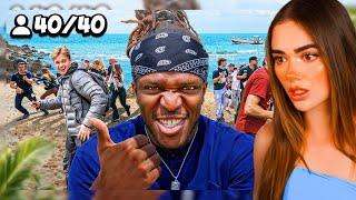 Rose Reacts to SIDEMEN ULTIMATE HIDE & SEEK ON AN ISLAND vs 40 YOUTUBERS!