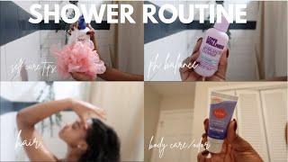 VLOGTOBER DAY 1  |AFFORDABLE EVERYTHING SHOWER ROUTINE 2024 +SELF CARE TIPS + SKINCARE + BODY CARE