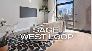 Sage West Loop Studio Apartment Tour | Modern Living in Chicago's Hottest Neighborhood