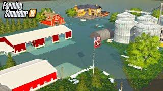 GIANT FARM FLOOD OF 2020! EVACUATION TIME* (ROLEPLAY) | FARMING SIMULATOR 2019