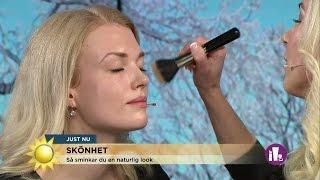 Sminka en naturlig look - Nyhetsmorgon (TV4)