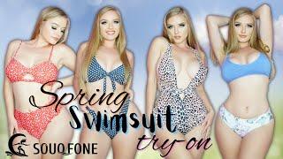 Spring Break Bikini Swimwear Try On Haul from Souqfone || Badd Angel Swimsuit Bikini Haul and Review