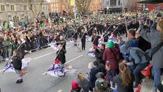 Cedar Rapids Metro Marching Band St. Patrick's Day Parade...Dublin Ireland